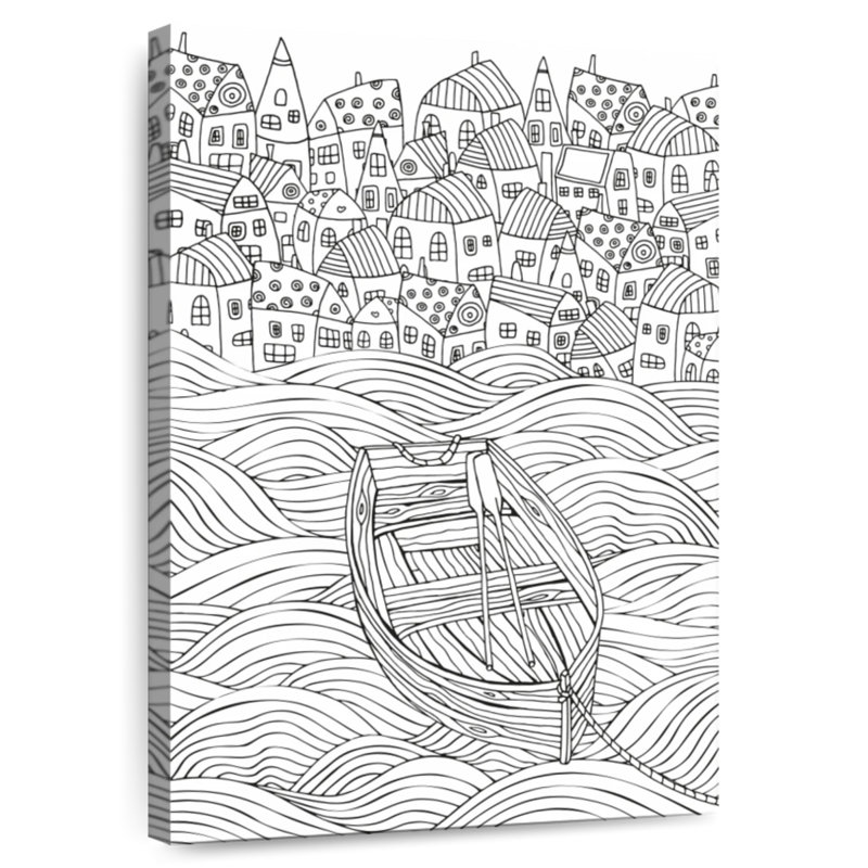 Boat Harbor Doodle, 30" H x 20" W