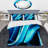 Liquid Blue Abstract - Abstract Duvet Cover Set - Microfiber Polyester-34036372