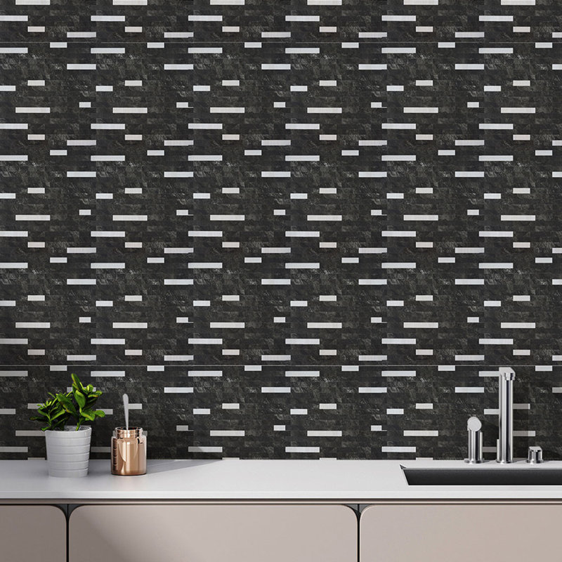 No Subject Wall Decals, Black/Silver