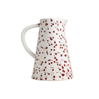Splatter Stoneware Pitcher