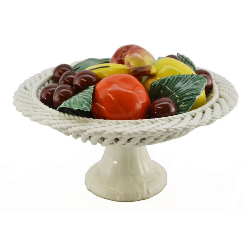 Authentique centre de table en porcelaine Capodimonte