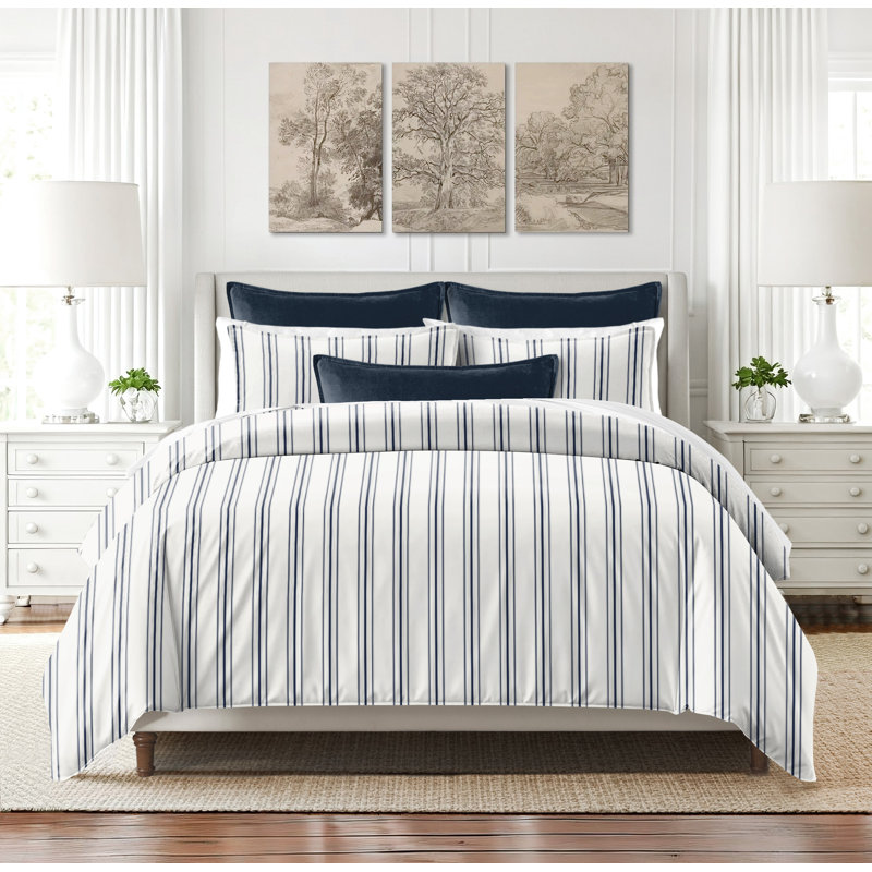 Ensemble de 6 pièces Hudson Lane, Housse de couette pour très grand lit et 5 pièce, En jean