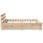 Bed Frame with Headboard Solid Pine Wood-1324561809-1324561810