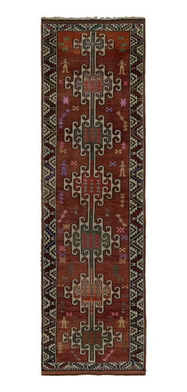 One-of-a-Kind 3'2" X 10'8" Hand Knotted Area Rug
