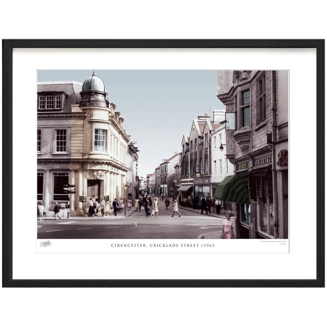 Gerahmter Fotodruck Cirencester, Cricklade Street 1965 von Francis Frith