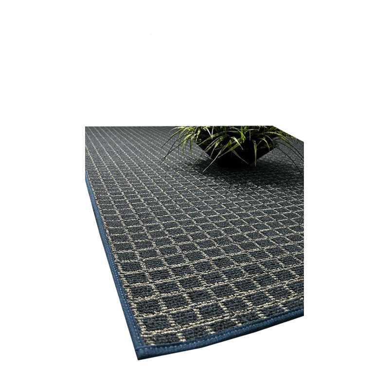 Ensemble de tapis intérieur / extérieur en polyester touffeté à la machine Lachlen, Octogone 3 pi