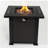 28-inch square fire pit table
