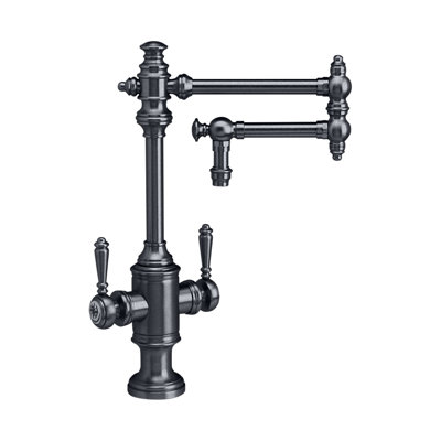 Towson Two Handle Kitchen Faucet - 12" Articulated Spout