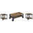 3 Pieces: Coffee Table, 2 End Tables