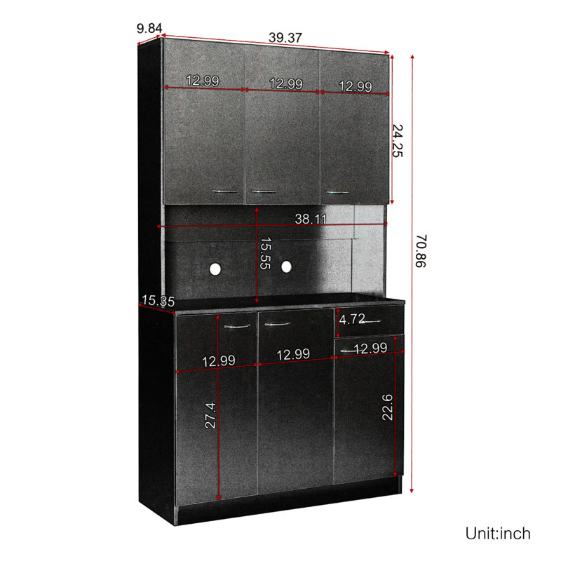Armoire Pharsalia, Noir