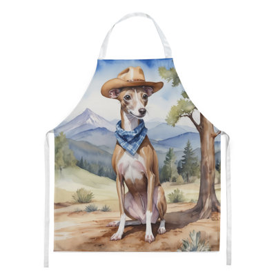 Tablier de bienvenue de lévrier italien Cowboy