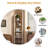Rattan Corner Bookshelf Stand-1779104284