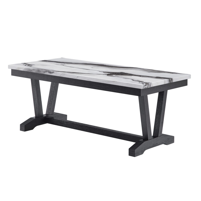 Paula Black and White Coffee Table
