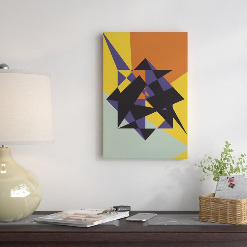 « dur », impression sur toile tendue, H 12 po x l 8 po x P 0,75 po, Pas de tapis, Toile tendue