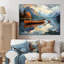 Canada Mountain Lake Reflections II - reproduction sur toile-63451993-63451994