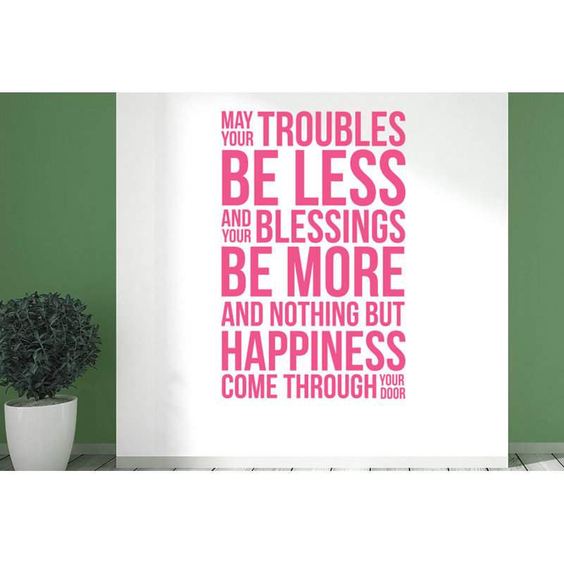 Wall Decal, Large, Pink