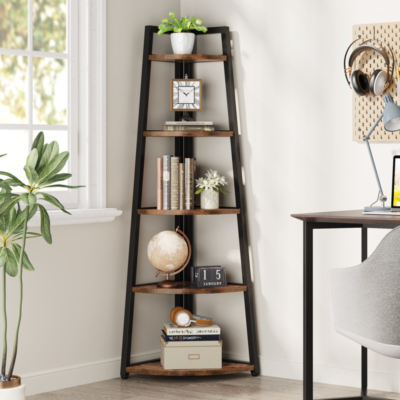 Arhab Corner Bookcase | Stylish Storage Solution