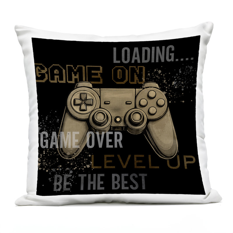 Coussin d'extérieur imprimé Gamer