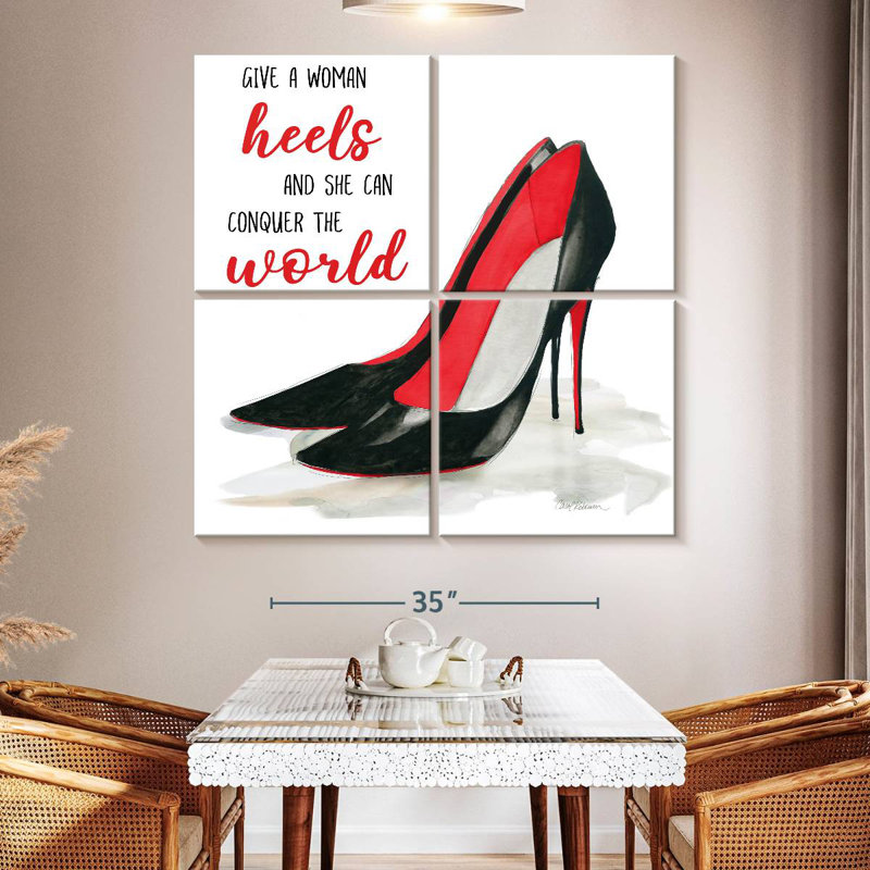 Tergel Conquer Heels, 50" H x 50" W