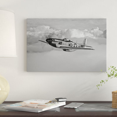 " A P-51D Mustang In Flight Near Hollister, California " by Scott Germain