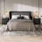 Modern Black 3-Drawer Nightstand with Textured Front-1442682403