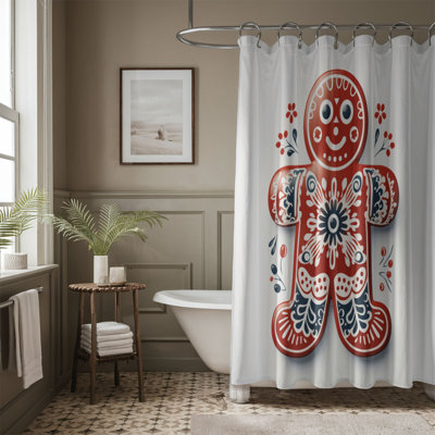Scandinavian Holiday - rideau de douche standard 1 pièce