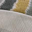 Tapis ovale à bordure rayée bleu / jaune Ignaz-1322298202