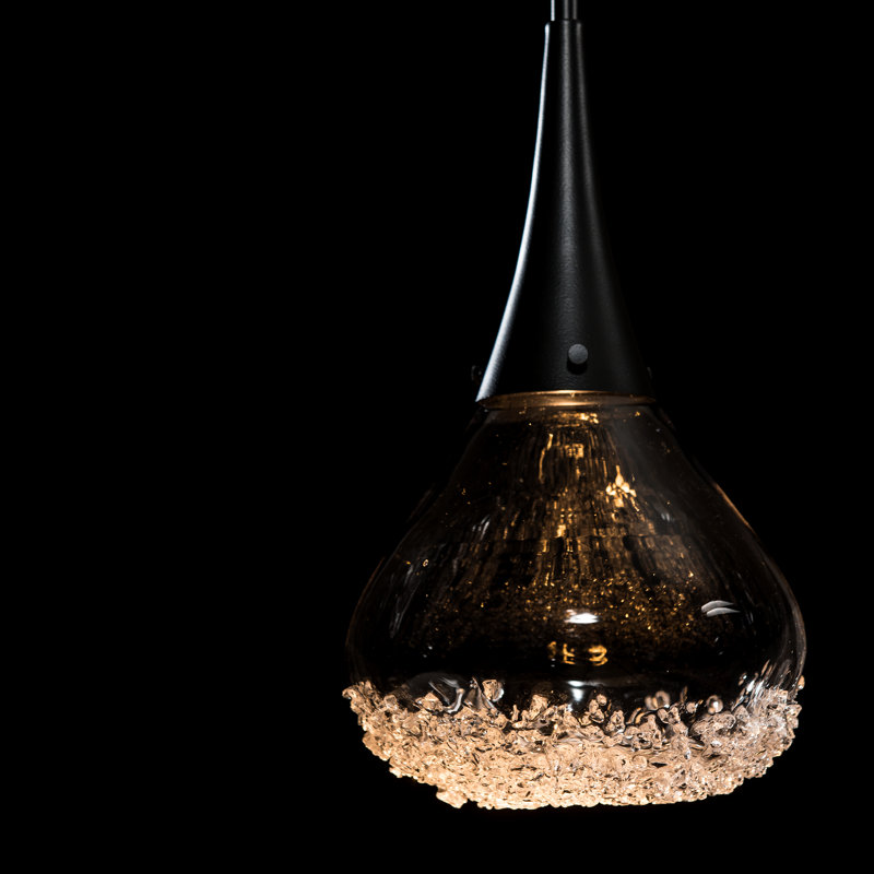 Fritz 1 - Light Single Teardrop Pendant, Black