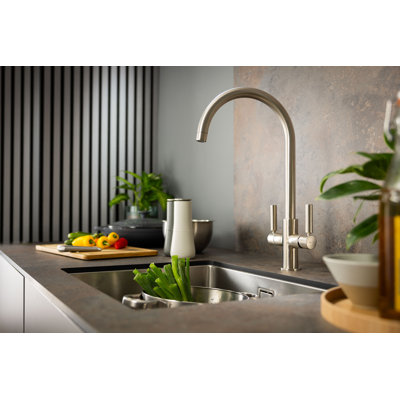 Globe Aquifier Twin Lever Water Filter Monobloc Tap