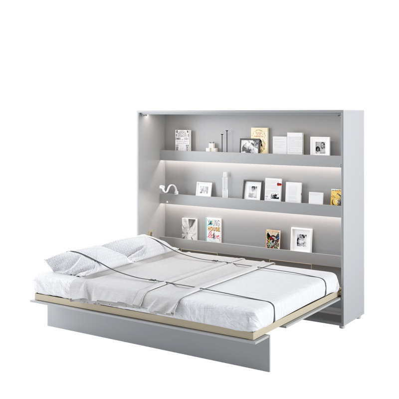 Chukudeni UK King - DE 150 X 200 Cm Storage Bed, Grey