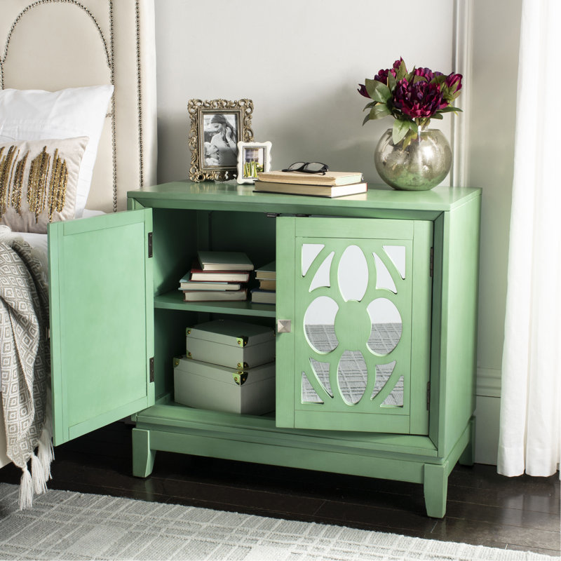Glacaeu Accent Cabinet, Turquoise