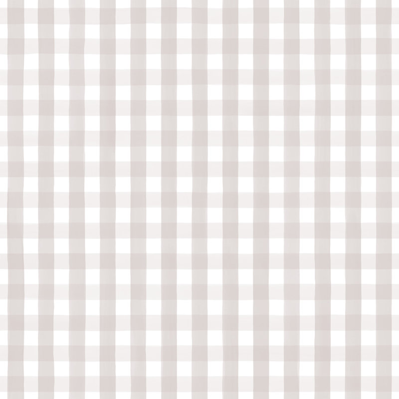 Superfresco Easy Hattie Gingham Wallpaper, Stone