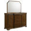 Commode 9 tiroirs avec miroir
