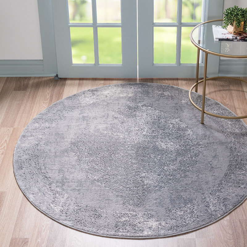 Moree Ikat Indoor Rug, Round 3'3"