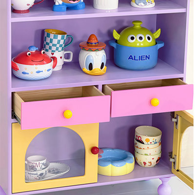 Colourful Stylish And Practical Accent Cabinet