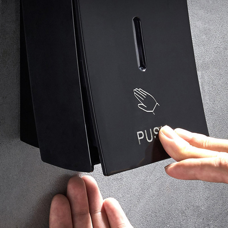 Distributeur de savon mural noir