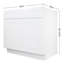 Armoire de base à 2 tiroirs et 1 tablette de l 36 po x H 34-1 / 2 po x P 24 po blanc Prêt à assembler (RTA)