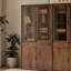 Bibliothèque en bois massif de style européen
