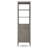 Laval 72" Freestanding Linen Cabinet, Tall Bathroom Storage Tower with 3 Open Shelves-120234560-120613963
