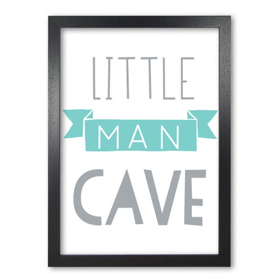 Little Man Cave Banner - Print