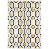 Tapis ivoire / jaune Briitta