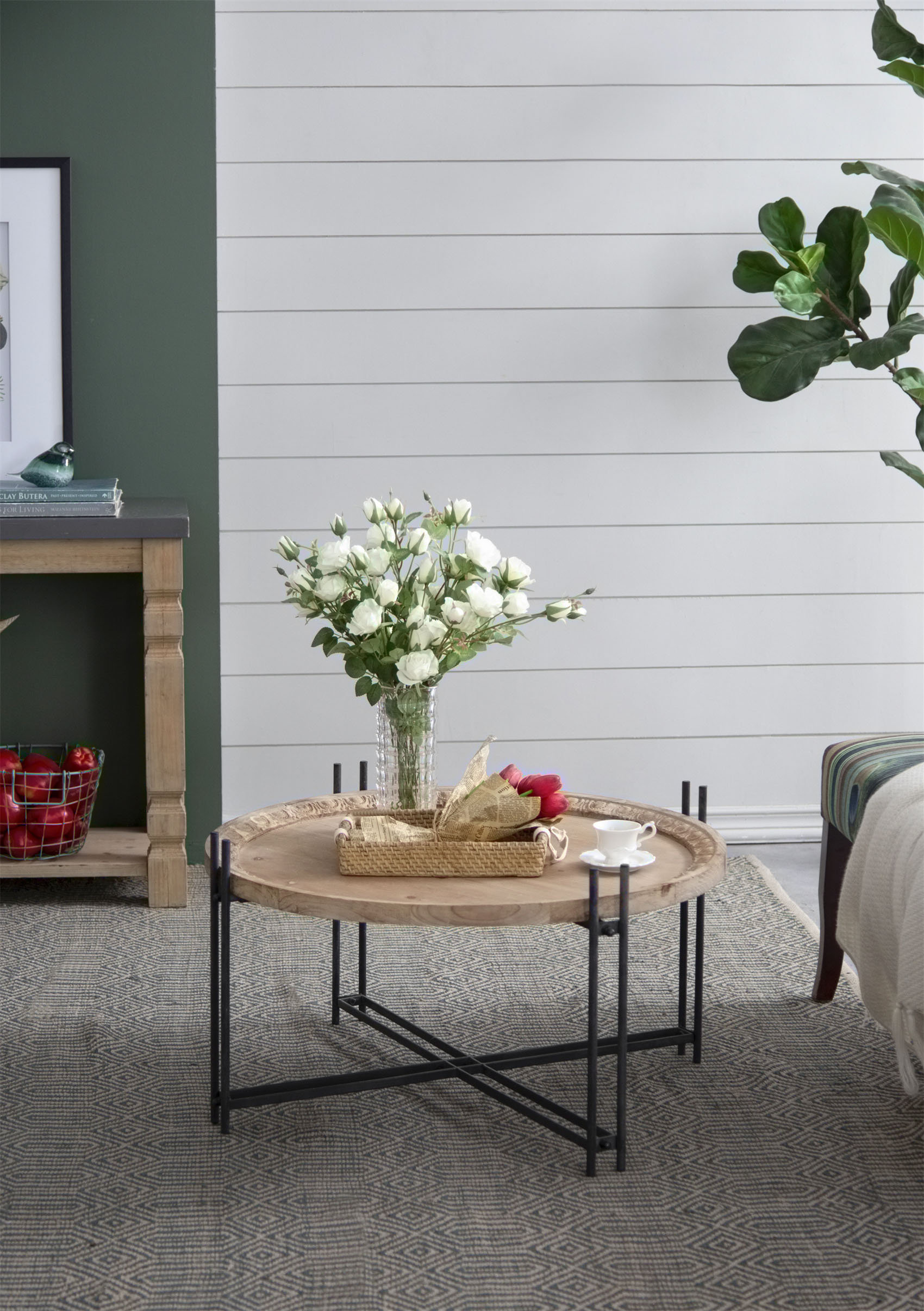 Dakota Fields Modern Farmhouse Round Round Coffee Table - Wayfair Canada