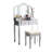 Vanity Make Up Table And Stool Set, Bedroom Vanity-1615348399