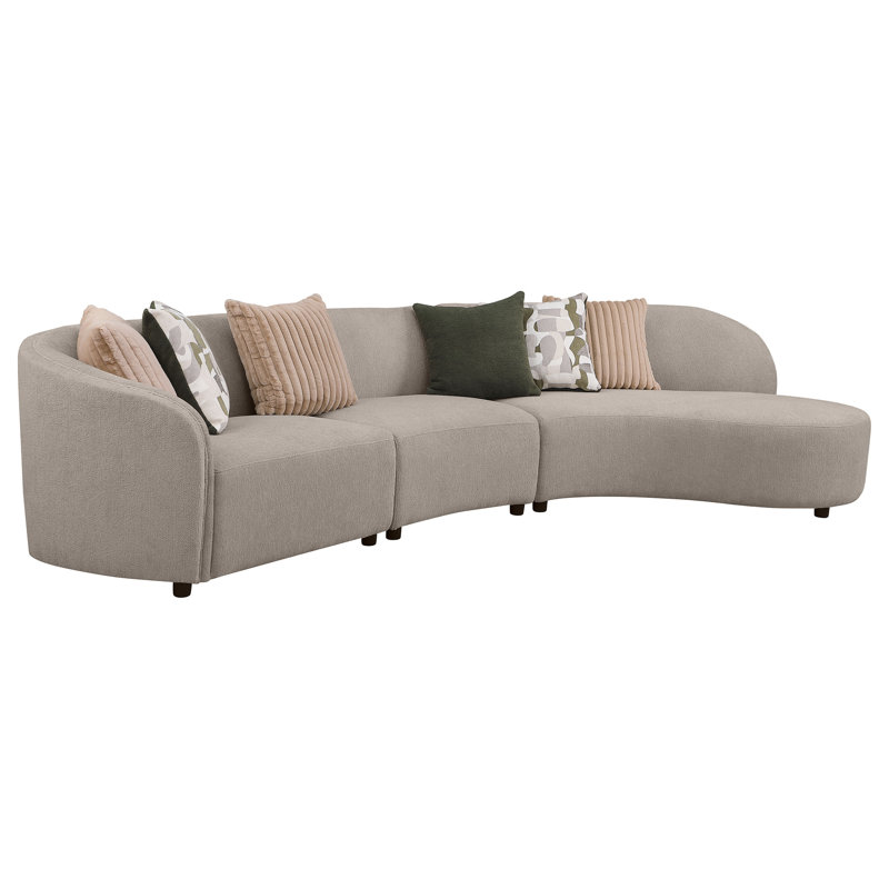 Canapé modulaire rembourré 3 pièces Katzer