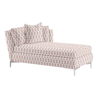 Chaise longue rembourrée Aiden