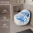 Ceramic One Piece Toilet, Single Flush 1.28 GPF Compact Egg Shape Toilet, Soft-Close Seat,Glossy White