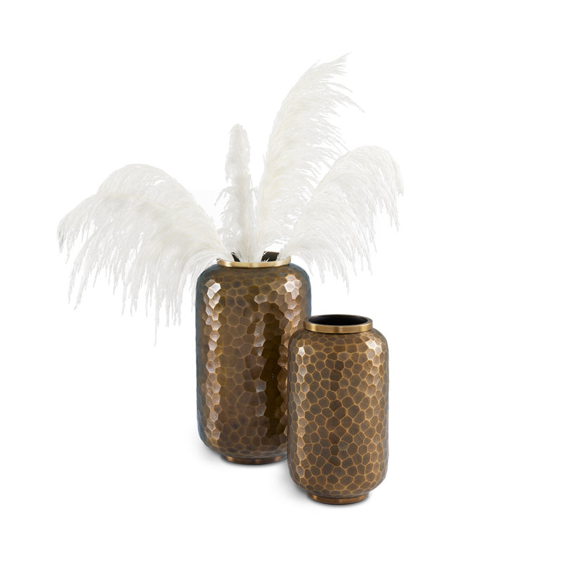 Ensemble de vases de table en aluminium 2 pièces Bakhyt