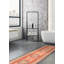 Tapis de couloir unique en laine noué à la main 2 pi 11 po x 11 pi 6 po nouvel âge Aidenjoseph
