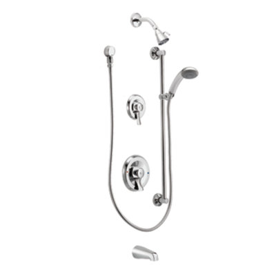 Commercial Pressure Balanced Complete Shower System with Posi-Temp®