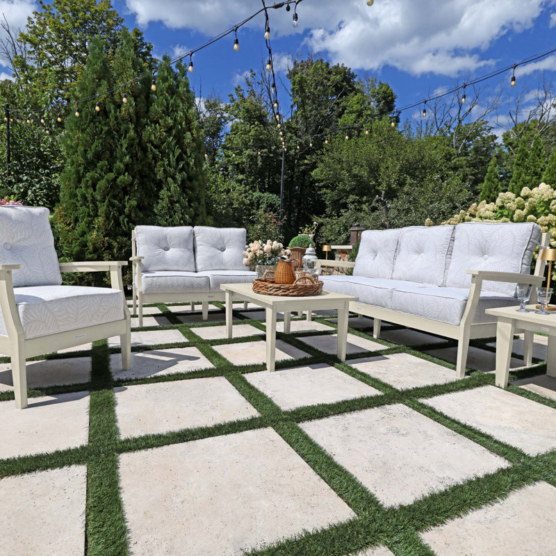 Lehigh 6-Piece Grand Deep Seating Set, Lively Parchment